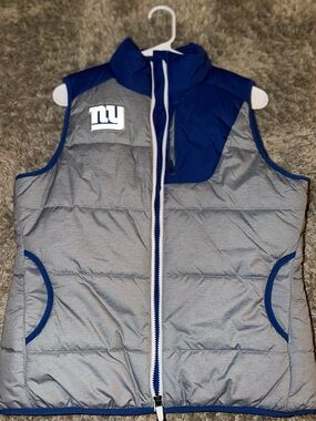 Nike NFL NY Giants Football Puffer Vest